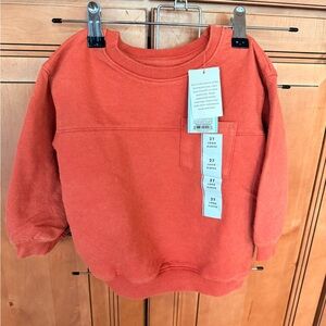 BNWT Cat & Jack Kids Orange Sweatshirt
